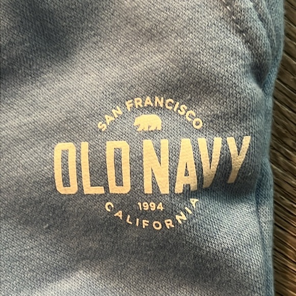 ♻️ 3/$25 ♻️ OLD NAVY size: 18-24m UNISEX 2 piece sweatsuit, blue, hoody - Picture 4 of 9